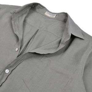 Essential Linen Shirt - Sage Green