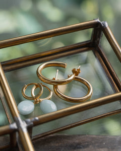Chunky Oval Hoops