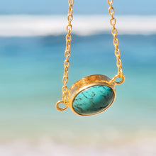 Load image into Gallery viewer, Pirus Turquoise &amp; Gold Bracelet