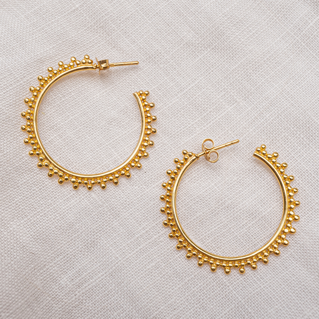 Big Hoop Dream Earrings, Yellow Gold (pair)