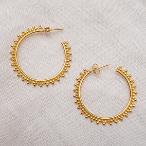 CANTIK Bobble Hoop earrings