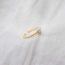 Load image into Gallery viewer, Adjustable Dinky Larimar ring