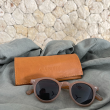 Load image into Gallery viewer, Leather Sunglasses Case