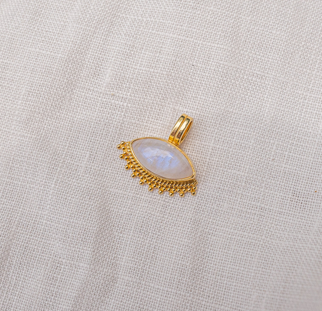 Mata eye pendant - Moonstone