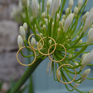 Simple Gold twist ring