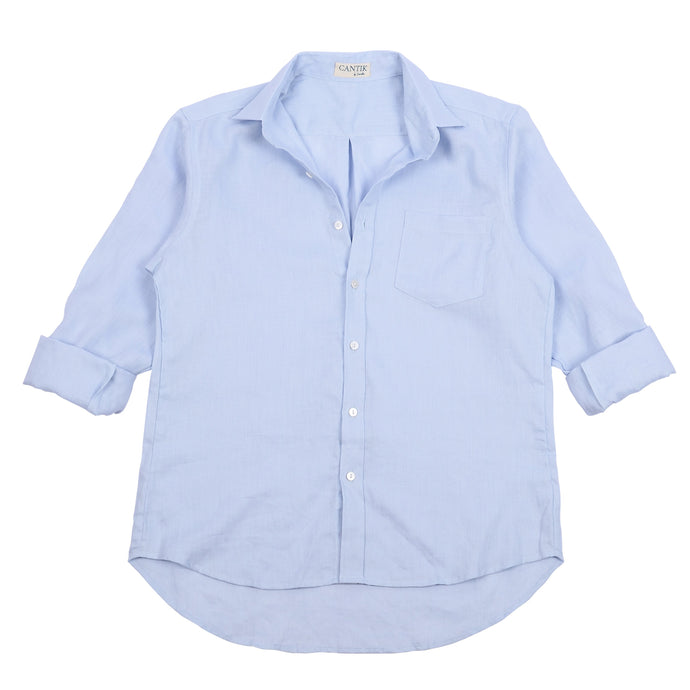 Essential Linen Shirt - Sky blue