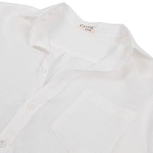 The Essential Linen Shirt - White
