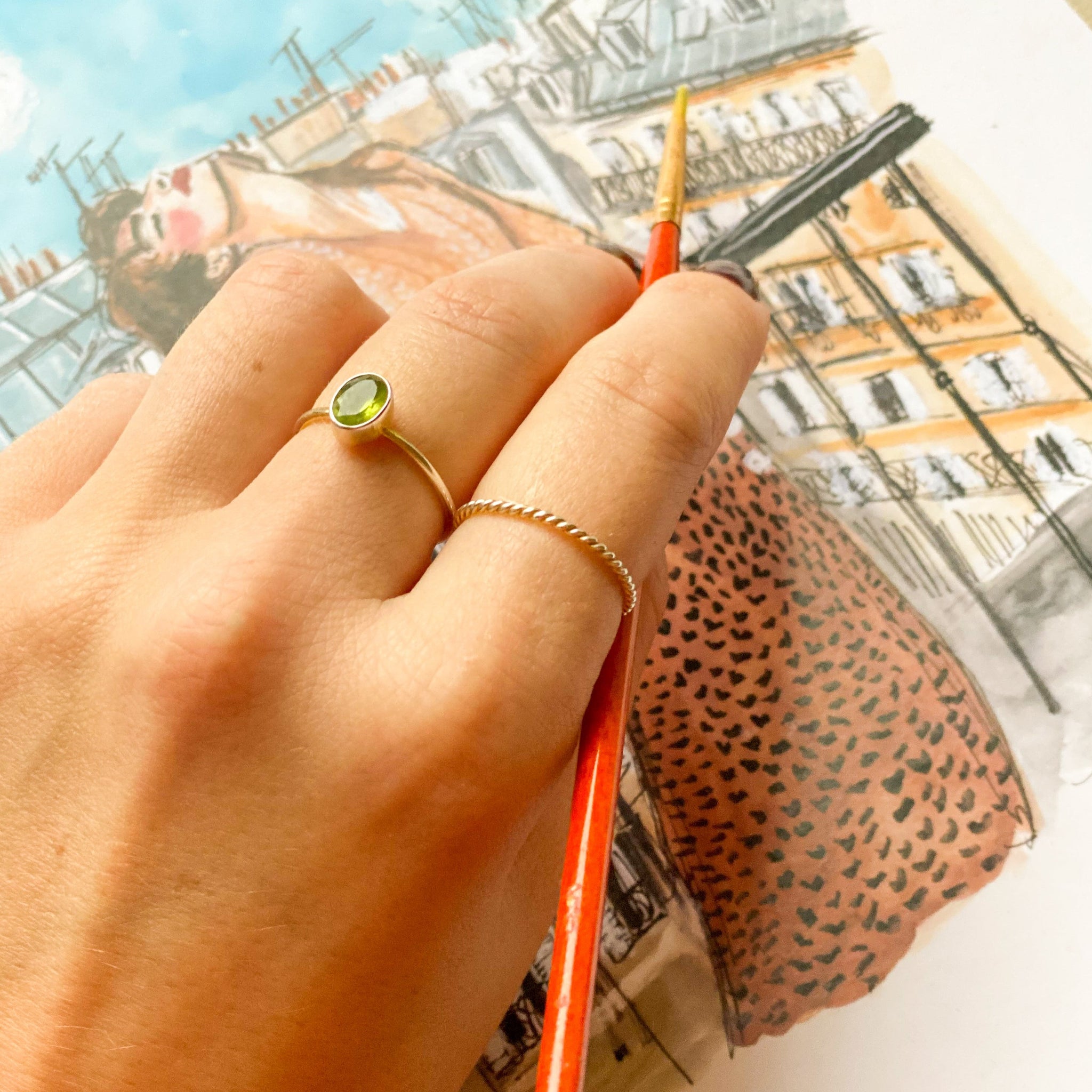 Simple Gold twist ring Cantik by Camilla